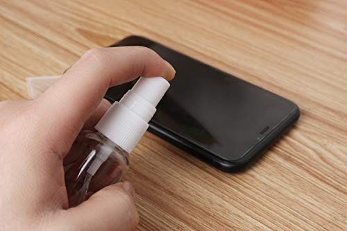 4팩 소형 스프레이 병 56.7g(2온스) 투명 플라스틱 빈 리필 가능한 미니 스프릿처 - color: 4팩, size: 2 Ounce