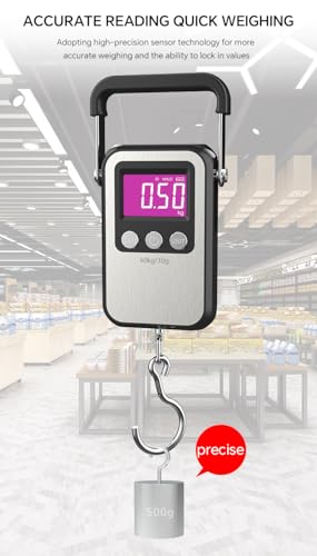 Digital Hanging Scales Luggage Scale 132lb 60kg Fishing Fish