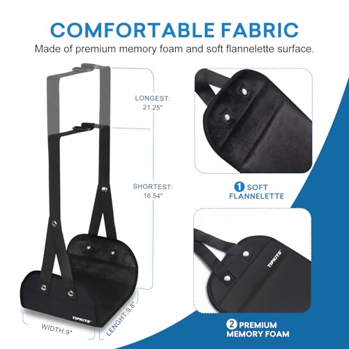 Foot Hammock for Plane Travel, Airplane Trip Foot Rest, Black - color: Black