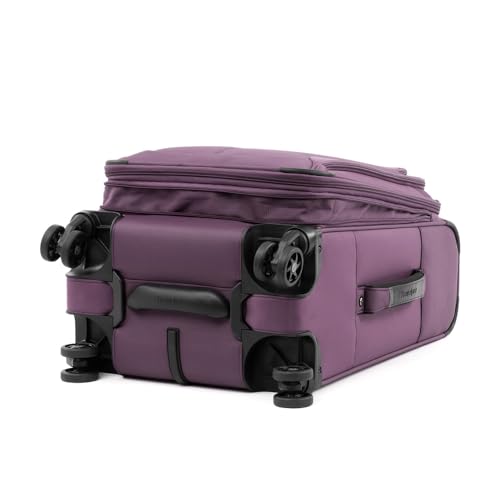 Travelpro Tourlite Softside 21" Expandable Luggage with 4 Spinner Wheels, Lightweight Suitcase, Carry-On, Deep Purple - color: Deep Purple, size: Carry-On 21-Inch