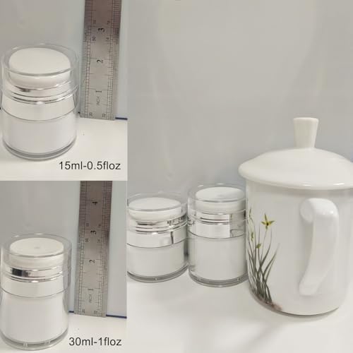 13 Pack Big Travel Size Containers, Airless Pump Bottles Jar Kit