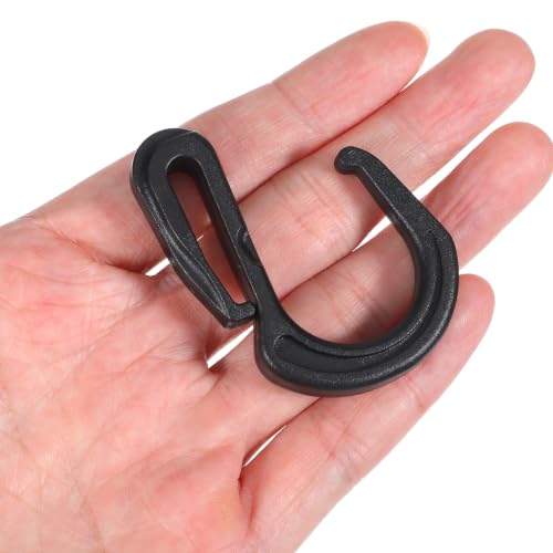 12PCS Plastic S Shaped Cargo Net Hook Clips Elastic Car Mesh Hooks