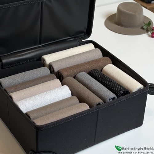 PLIIO 7-Pack Small Filers, Foldable Clothes Organizer - Durable Tshirt Folder - Shirt Folding Organizer for Wardrobe Drawer - size: Small