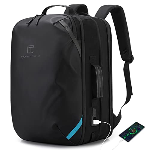TANGCORLE Travel Backpack, 45L Carry On, Airline Approved - color: Black-b45