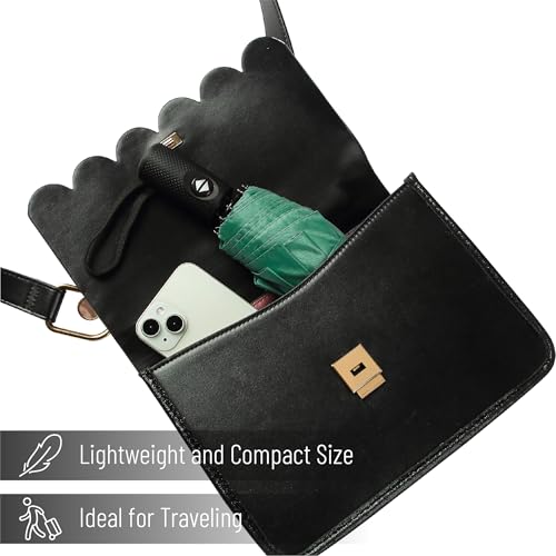 Mr. Pen- Windproof Travel Umbrella, Small Water-Resistant Automatic Folding Umbrella for Rain and Sun, Light, Compact and Portable for Women & Men, Fits Car & Backpack - color: Dark Green