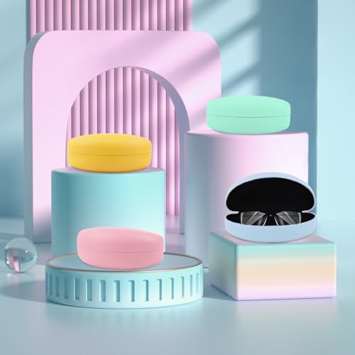 CHZZMS 4팩 엑스트라 라지 하드 쉘 안경 케이스, 안경 및 선글라스용 보호 케이스 - color: 4팩-b