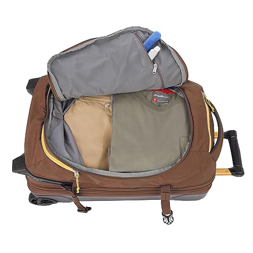Eddie Bauer Expedition Rolling Duffel Bag with Wheels - Rust, 22" - color: Rust, size: 22" (Carry-On)