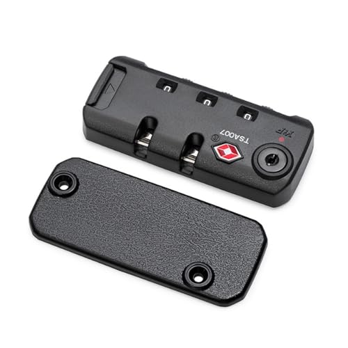 Travel Zipper TSA 007 Approved Luggage Code Lock, Backpack Anti Theft 3 Digit Combination Lock