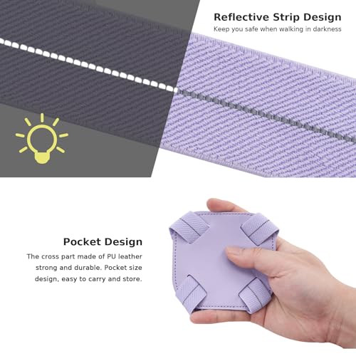 Travelkin Luggage Straps Bag Bungee for Suitcase Add a Bag TSA Approved - color: Lilac