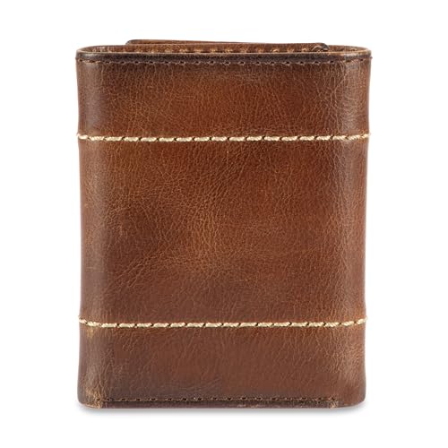 Columbia Mens RFID Slim Bifold Wallet With ID Window Tan - color: Tan