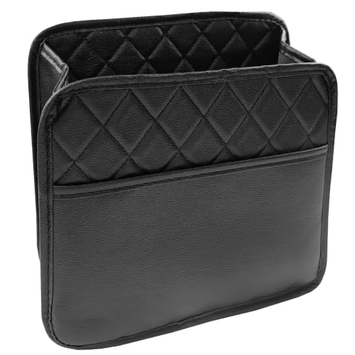 Car Back Seat Organizer PU Leather Hanging Storage Bag