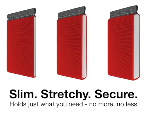Modern Carry Eclipse Card Holder (Red) - color: Red