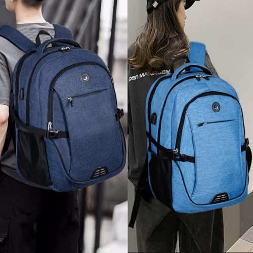 SHRRADOO Travel Laptop Backpack for Men Women, College High Schoolbag - color: Royal Blue