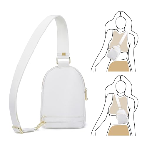 INICAT Small Travel Purse,Anti Theft Crossbody Bag for Women - color: White a
