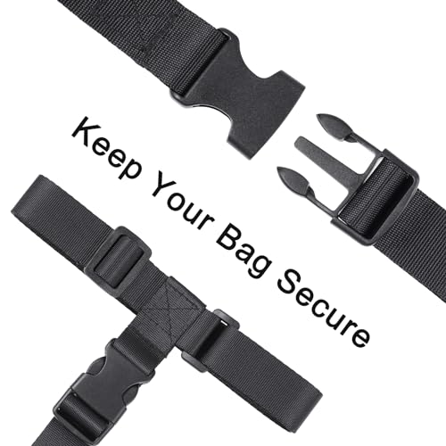 Vigorport Luggage Connector Straps for Suitcase, Add A Bag Suitcase Belt - size: 1''W - Medium
