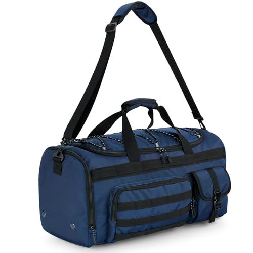 Gonex 45L 3-in-1 Duffel Bag for Gym & Travel - color: Dark Blue, size: 45L