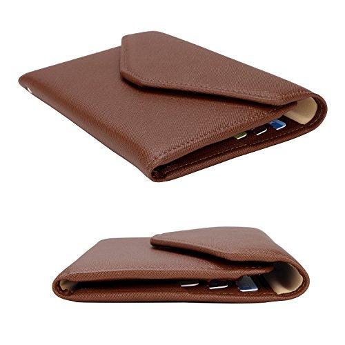 ZOPPEN Passport Holder Travel Wallet Organizer for Women,Seal Brown - color: Seal Brown