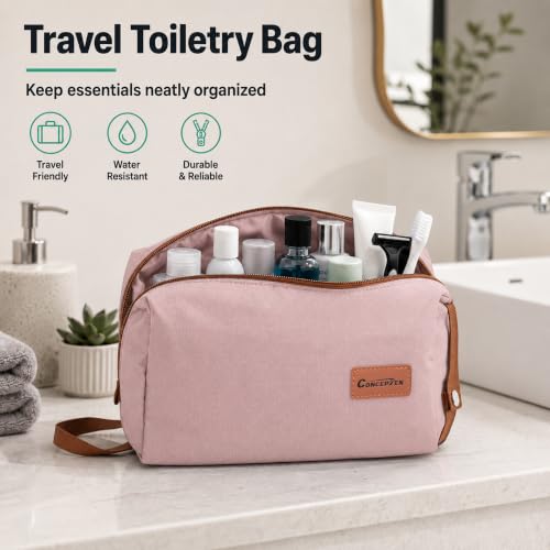 CONCEPTEN Expandable Hardshell Luggage Set 5 Piece, 22x14x9 Airline Approved Carry On, 20/24/28" Suitcase Set with TSA Lock, Spinner Wheels, ABS+PC (Champagne Gold) - color: Champagne Gold, size: 5 Piece