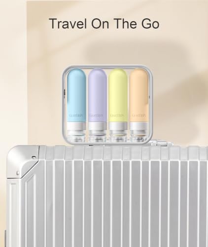 Quatish Travel Bottles for Toiletries,3 oz Travel Containers,Butter Cream - color: Butter Cream