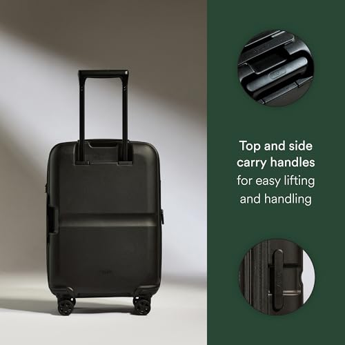 ANTLER Single Stripe Hardside Carry-On Luggage, Black, 22x14x9, 40L - color: Black, size: Carry On