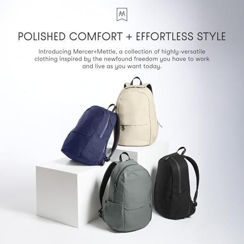 Mercer+Mettle Convertible Tote | Convertible Tote Backpack for Work & Travel, Durable Construction, Padded Laptop Sleeve
