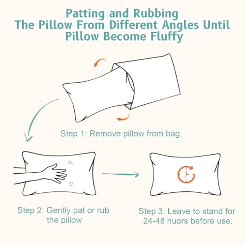 vocheer Small Pillow with Removable Cover, 11"x 7" Tiny Travel Pillow 1PC - color: Sage-1pc