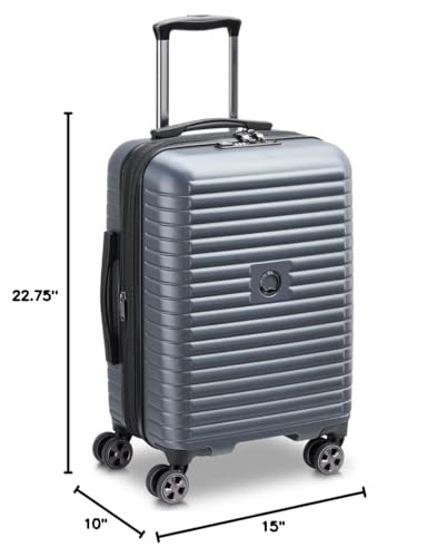 DELSEY PARIS Cruise 3.0, 20 Inch Carry-On Hardside Luggage, Graphite - color: Graphite, size: Carry on 20 Inch