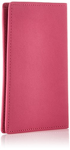 Royce Leather Rfid Blocking Passport Travel Document Organizer In Genuine Leather Packing Organizer, Pink 2 - color: Pink 2