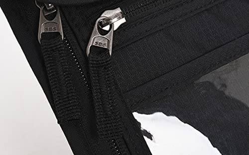 CLAPE Waterproof RFID Blocking Travel Neck Wallet ID Card Organizer Pouch Passport Bag Adjustable Neck Lanyard Unisex Tear-Resistant Cell Phone Purse - color: HZB01-Navy
