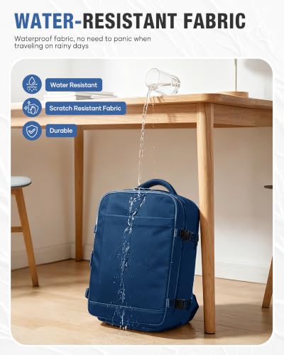 Travel Backpack For Women Men,40×30×20 Carry On Backpack Flight Approved - color: B3-sapphire Blue