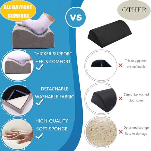 Work Foot Rest Under Desk,Comfort Foot Rest for Couch - color: Dark Gray