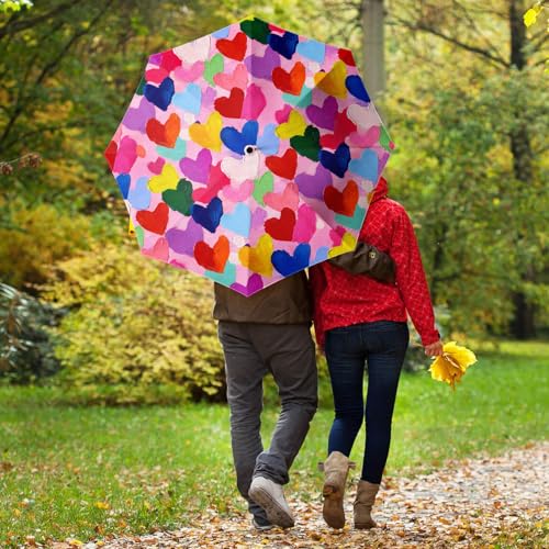 Folding Umbrella, Automatic Small Compact, Sun & Rain - color: MT81