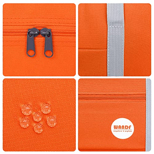 WANDF Personal Item Travel Bag, Carry On Duffle Bag Women - color: Orange
