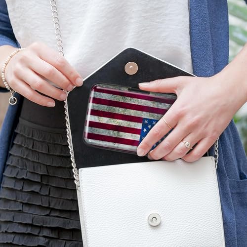 Mayski Credit Card Holder for Women RFID Blocking Wallet, Flag - color: Flag