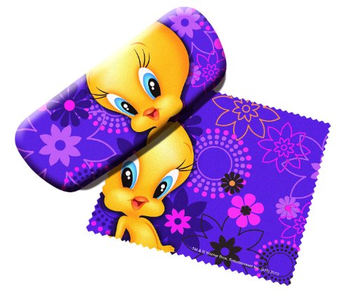 Looney Tunes Tweety Bird Cleaner and Eyeglass Case - style: Looney Tunes Tweety