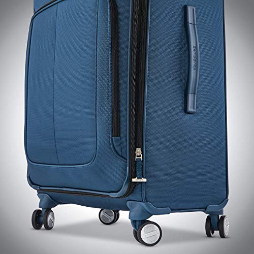 Samsonite Solyte DLX Softside Expandable Luggage with Spinner Wheels, Mediterranean Blue, 3-Piece Set (20/25/29) - color: Mediterranean Blue, size: 3-Piece Set (20/25/29)