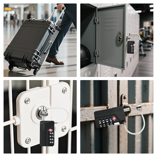 Upgraded Professional TSA Approved Gun Case Lock - size: 1 PCS