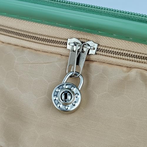 5 Pack Mini Diary Padlock, Small Locks with Keys, Tiny Luggage Locks for Travel, Journal, Jewelry, Backpack, Boxes (Circle, 5) - style: Circle