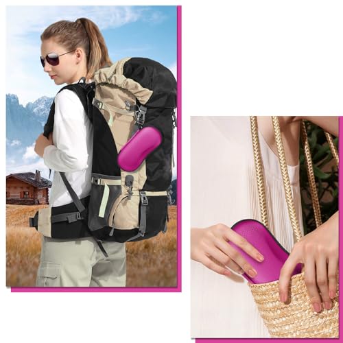 FINTIE Sunglasses Case, Hard EVA Shell Shockproof Sport Glasses Case - color: Magenta