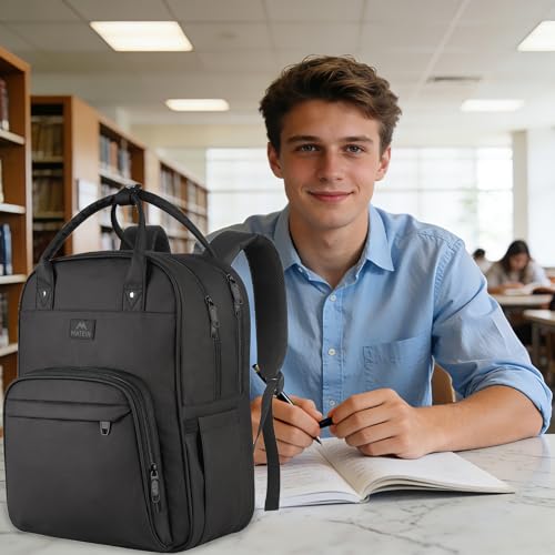 MATEIN Medical Backpack, 17 Inch Laptop Backpack with Removable Organizer - color: Black, size: 17 Inch