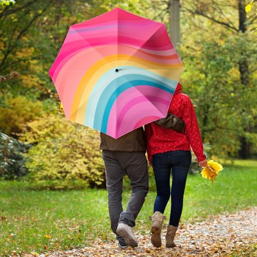 Folding Umbrella, Automatic Small Compact, Sun & Rain - color: SZ55