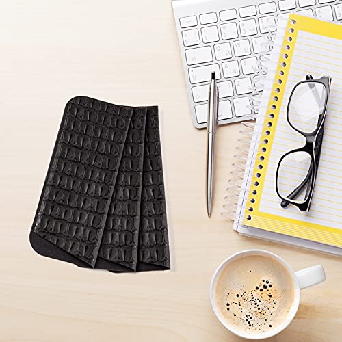 TRIUMPH VISION 3 Pack Reading Glasses Pouch Soft Case Eyeglass Sleeve Slim - color: Black X3, size: Large