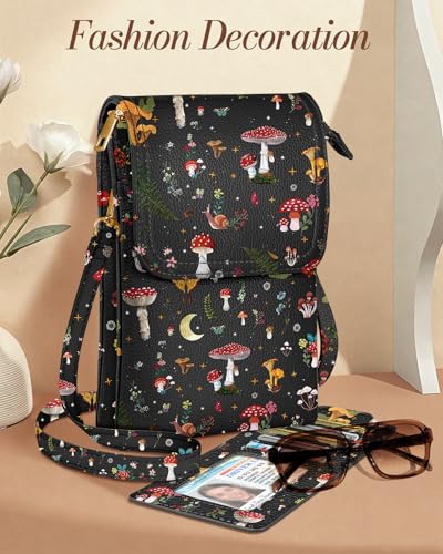 Miss Adola Small Crossbody Phone Purse for Women - color: Mushroom