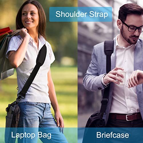 Shoulder Strap, Durable 55" Universal Replacement Laptop Shoulder Strap - color: Black
