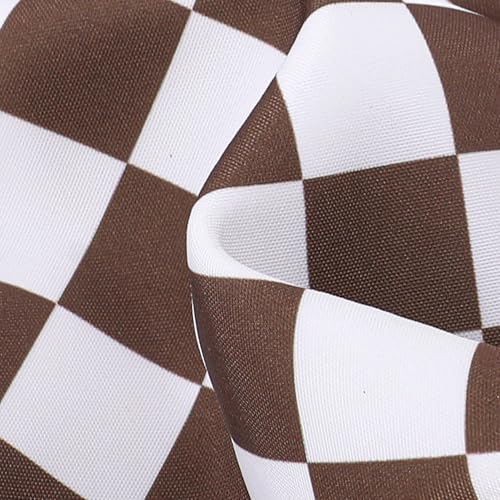 Nylon Crossbody Sling Bags for Women Small Cross Body Fanny Pack - color: Brown Grid