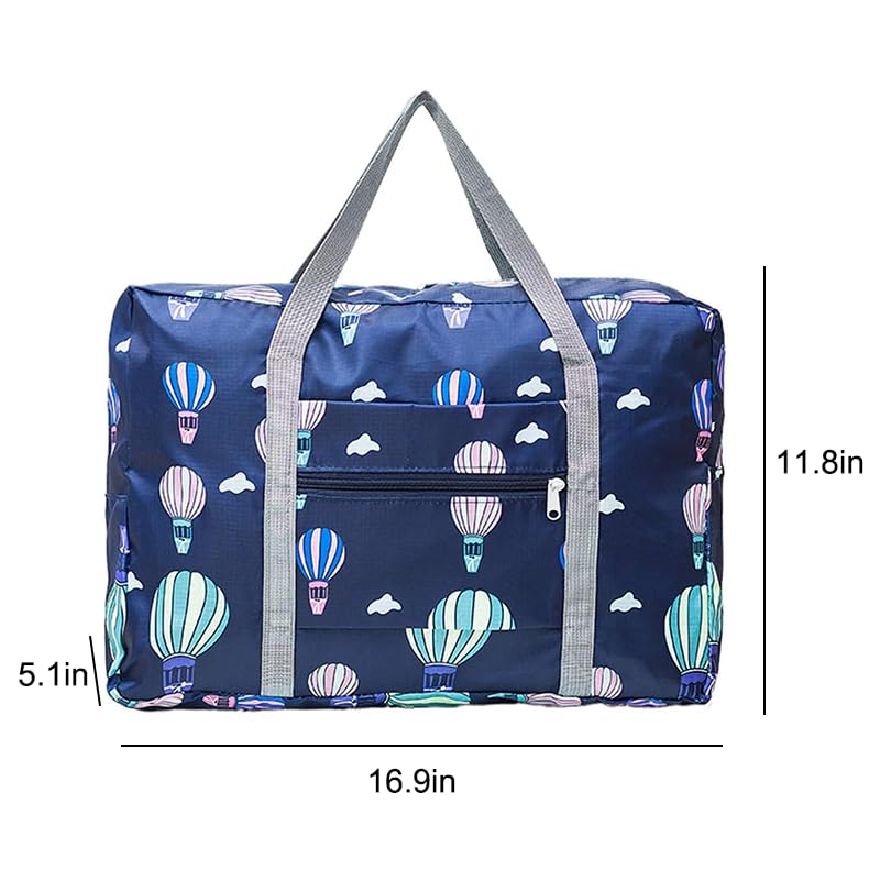 Large Foldable Travel Duffel Bag, Weekender Overnight Bags, Balloon - color: Balloon