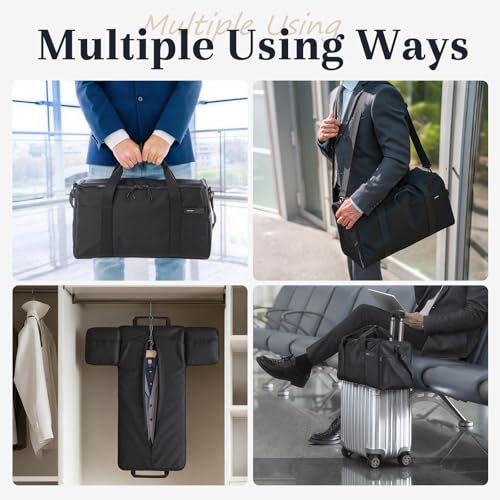 36L Travel Garment Bag with Shoulder Strap
