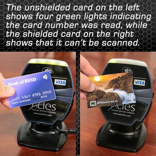 RFID Blocking Credit Card Sleeve Protectors – USA Made Slim Wallet Inserts for Credit Cards, Debit Cards & ID Protection (16, Sunset - 16 Pack) - color: Sunset - 16 Pack