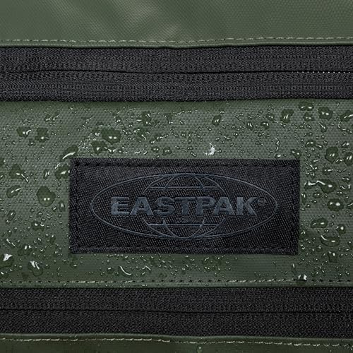 Eastpak Duffel Pack M – 70L Convertible Duffel Bag with Backpack Straps, Weatherproof Design, Multiple Compartments & Gear Loops, Tarp Forest