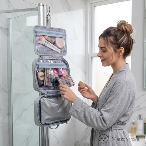 All Week Kit Hanging Toiletry Bag | HNG-733 Silver